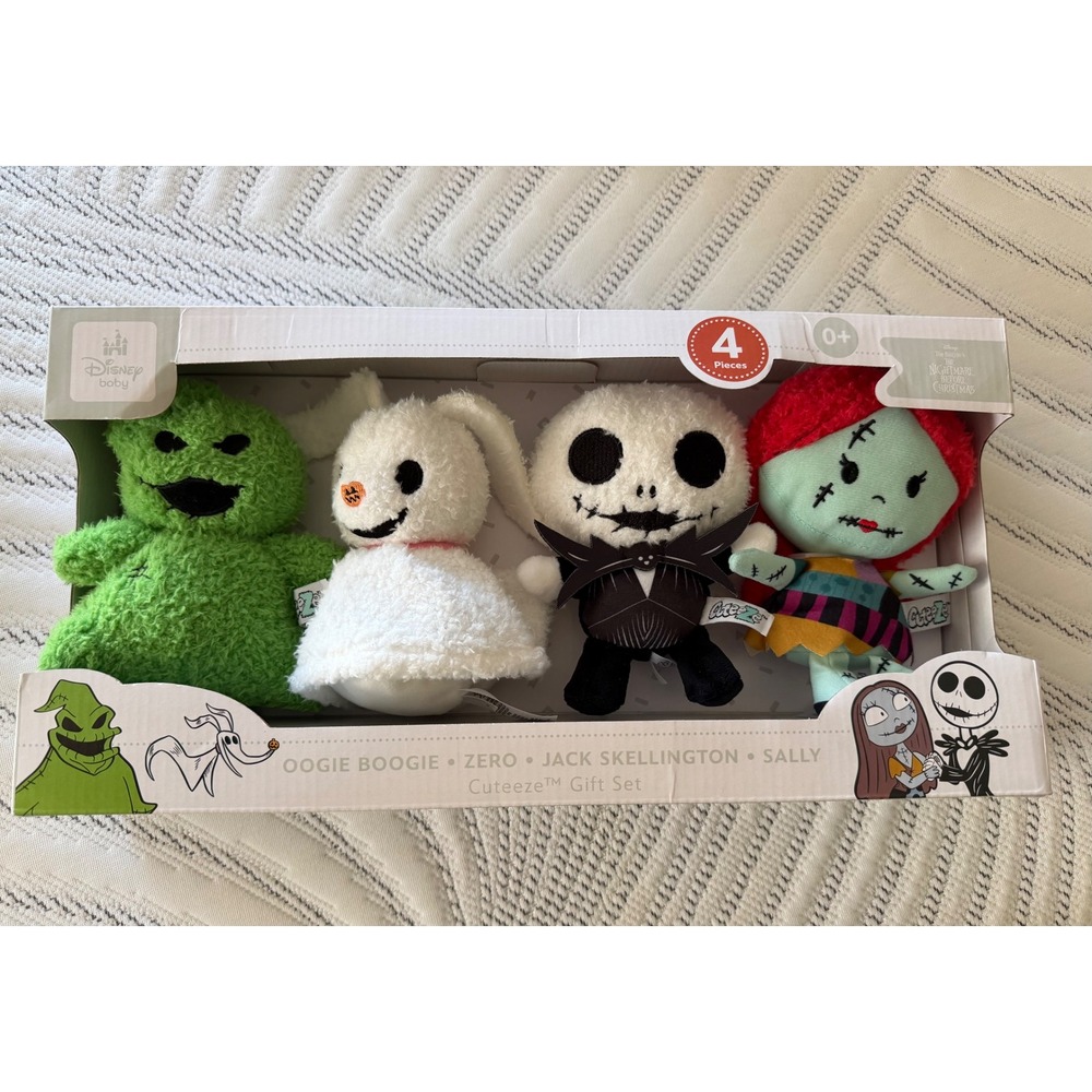 Disney Baby Nightmare Before Christmas Cuteeze Plush Doll Gift Set